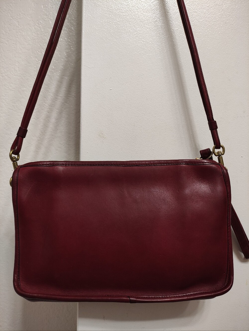 Vintage Coach 9455 Zippered Clutch Made in NYC - Picture 1 of 15